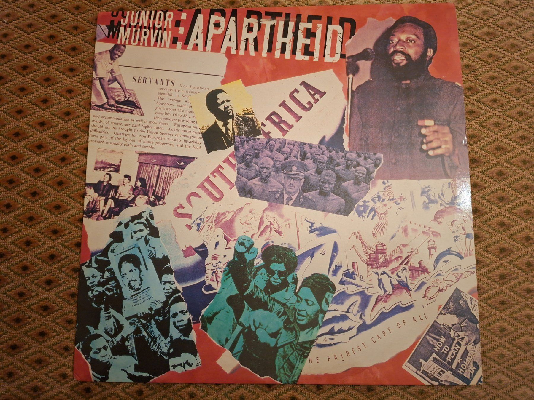 Dischi in vinile: Reggae LP - Junior Murvin - Apartheid - 1986 – Usato da Bernex venduto da Wannabehasbeen01