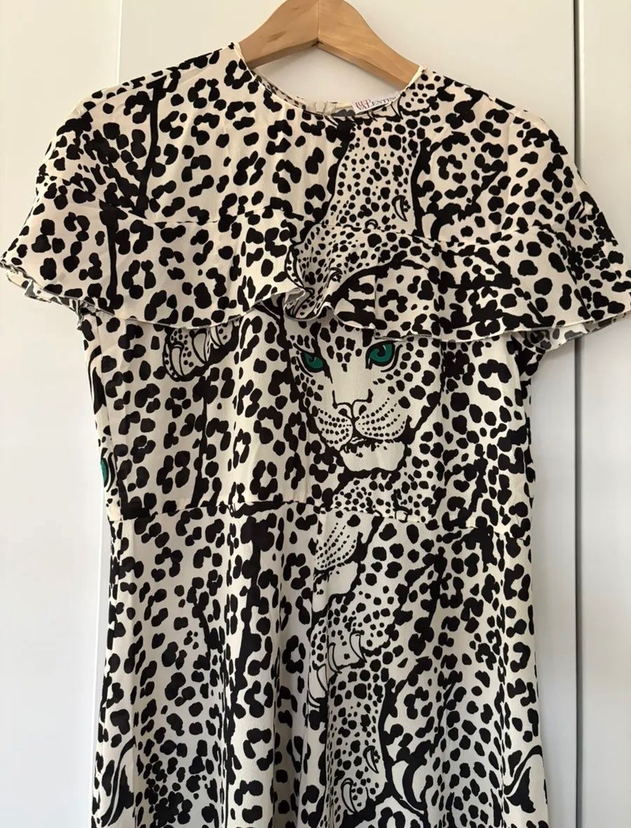 Valentino Robes: Red Valentino Leopard Print Kleid Gr. 44 – Neuf (Voir description) à Triesen par atos87 2