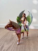 SCHLEICH Elfe mit Pferd, top Zustand!
