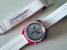 OMEGA x SWATCH Mission to Mars "All White", NO box & papers