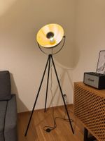 Stehlampe inkl. Glühbirne, schwarz, Stahl, 35 x 148 x 67 cm