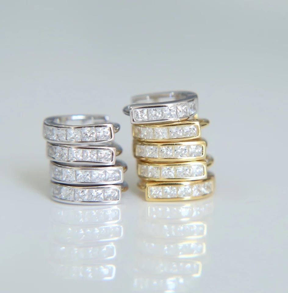 Orecchini pendenti & Orecchini a lobo: silber ohrring (gold farbe) – Nuovo e nell'imballaggio originale da St. Gallen venduto da yatoot26