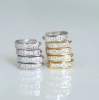 silber ohrring (gold farbe)