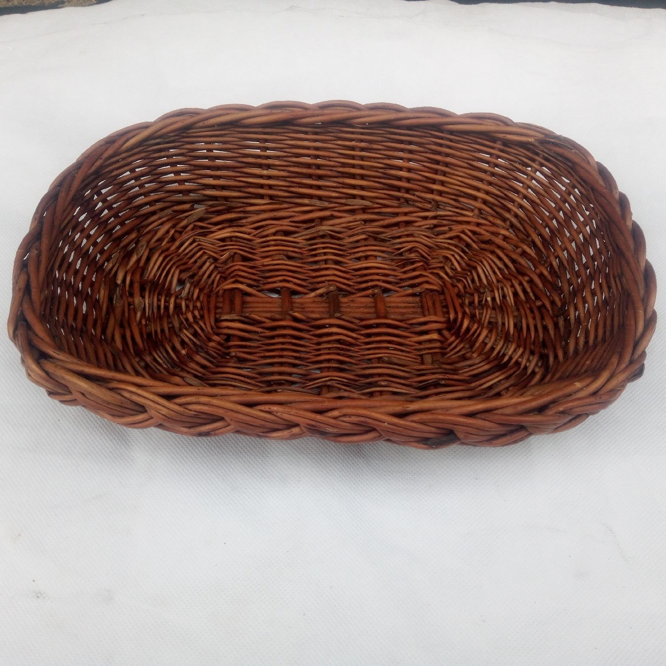 Contenitori & Simili: Geflochtener Korb, 30x22cm Brotkorb, Obstkorb – Usato da Luzern venduto da toenu23
