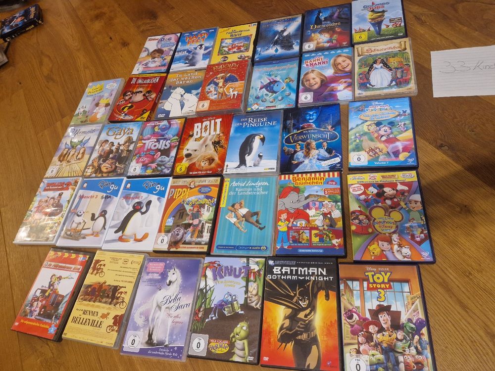 33 Kinder DVD's | Kaufen auf Ricardo