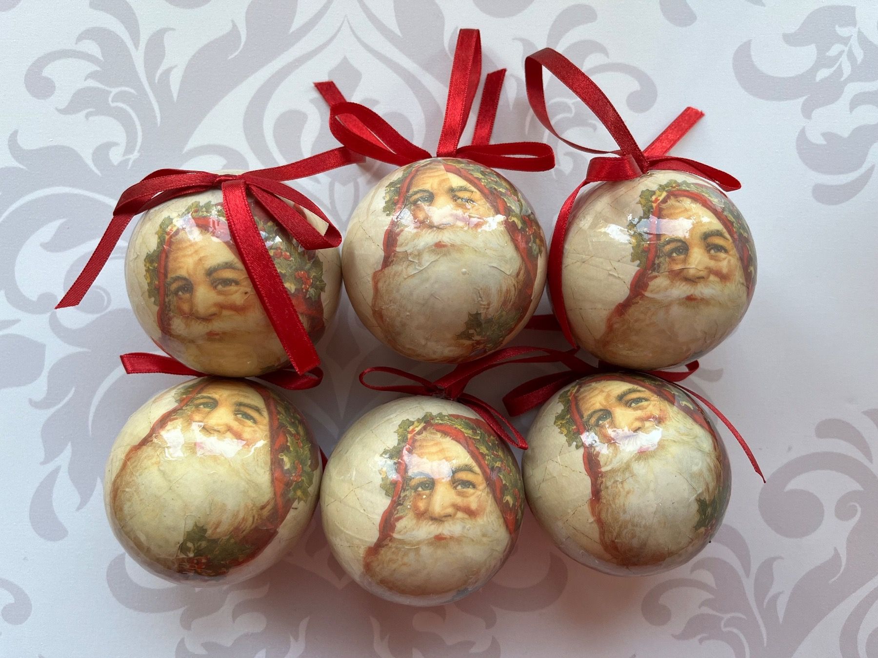 Tutte le decorazioni: Vintage Weihnachtskugeln 6 Stück – Usato da Basel venduto da ros_xyp8 1