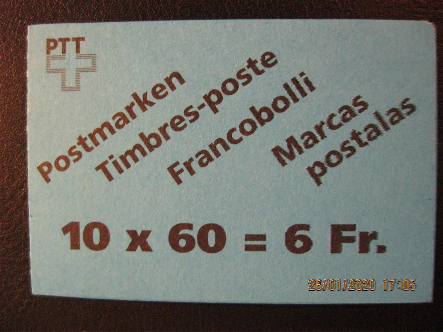 Tutti i francobolli: 1993 Tourismus Markenheft Postfrisch – Nuovo (secondo la descrizione) da Affoltern am Albis venduto da Andrezc