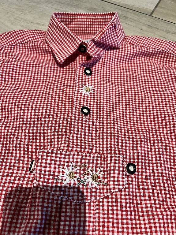 Camicie, T-shirt & Polo: Trachtenhemd von Isartrachten, Größe 128 – Usato da Winterthur venduto da Steffiline 1