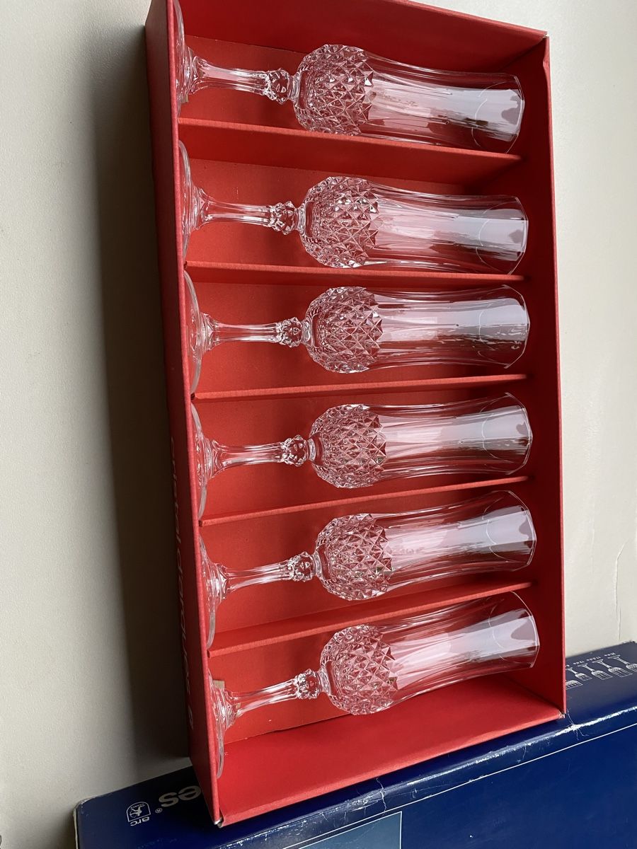 Bicchieri: Longchamp  - 6 Sekt/Champagner Gläser  – Usato da Arbon venduto da pyramide071