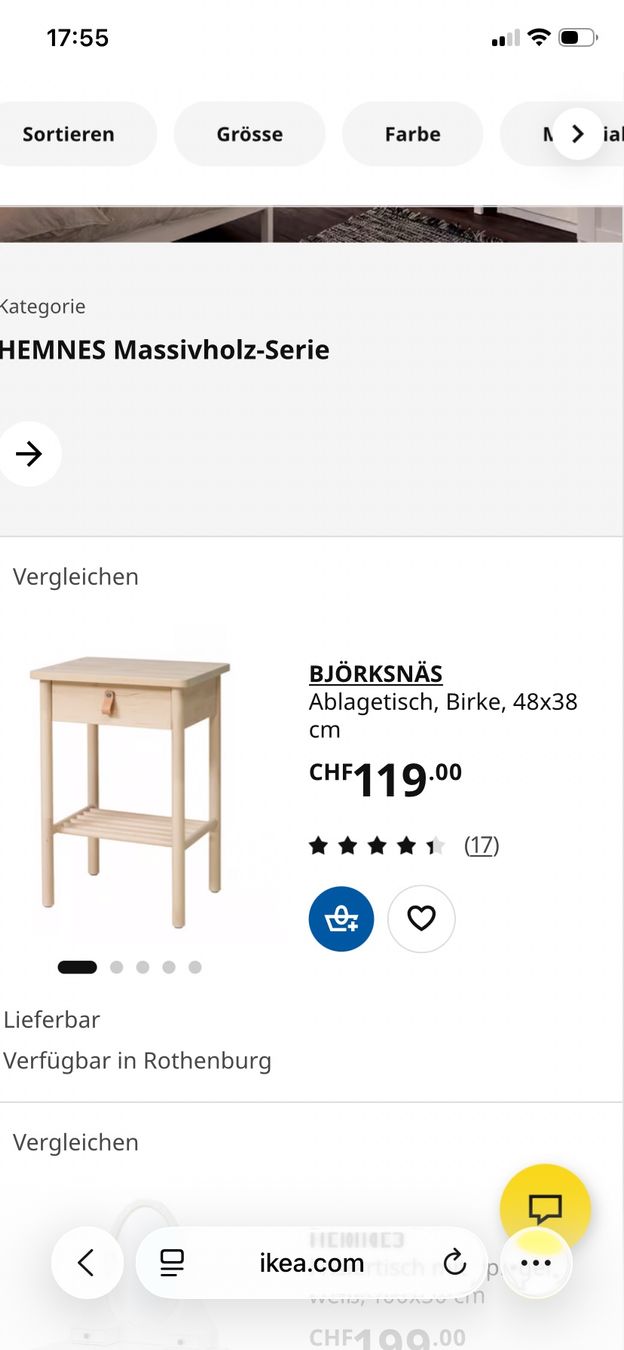 Ikea Betten: Bett mit Nachttisch – Gebraucht aus Beromünster von sar_kn2d 3