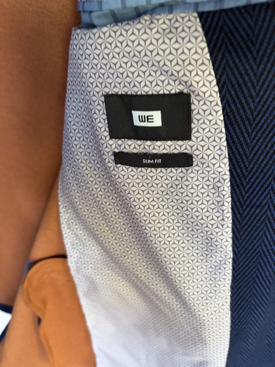 We Jacken: Jacket WE 46 Slim Fit dark blue herringbone used – Gebraucht aus Baden von Garini 2