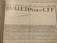 Libri: Bulletin CFF / Reliure de 1927 – Usato da Cortaillod venduto da signep 9
