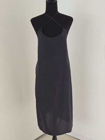 Sommerliches Neckholder Kleid, schwarz, Gr. M