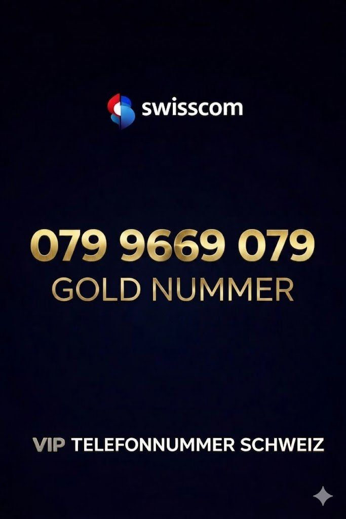 Swisscom Carte prepagate: 079 9669 079 VIP NUMMER  Sim Karte – Nuovo e nell'imballaggio originale da Tagelswangen venduto da 321mejns