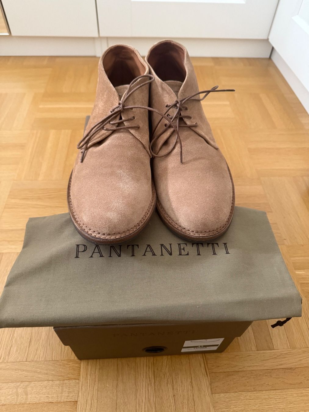 Scarpe da uomo: Pantanetti Chukka Boots made in Italy – Nuovo e nell'imballaggio originale da Basel venduto da Horomax