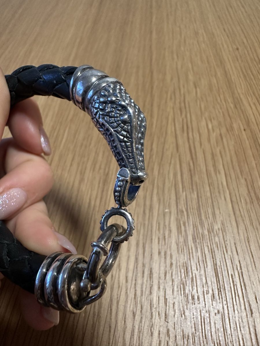 Bracciali & Braccialetti: Lederarmband mit Silber Details – Usato da Zürich venduto da garageseller 3