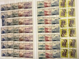 Schönes Briefmarken Lot Luftpost & 4er Blöcke PJ ++