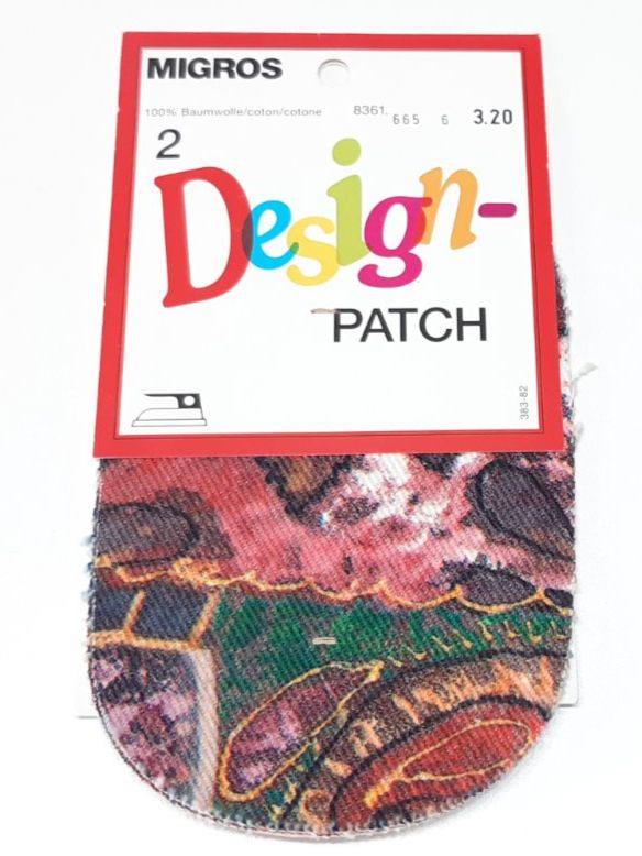 Tessuti: aufbügelbare Patches - Patchs thermocollants 2 pces 100% cot – Nuovo e nell'imballaggio originale da Savagnier venduto da Marderuth