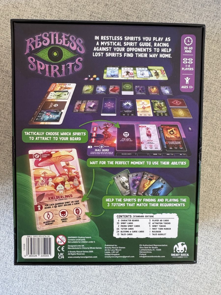 Giochi: Restless Spirits Sneaky Rascal Kickstarter Version – Nuovo (secondo la descrizione) da Basel venduto da liz_kqf6 3