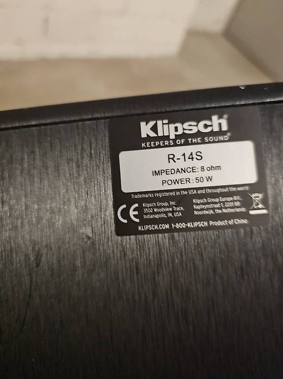 Casse acustiche: Klipsch R- 14 S Sunroud  – Usato da Schaffhausen venduto da and_d6ft 1