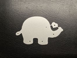 KLEINER ELEFANT STANZSCHABLONE