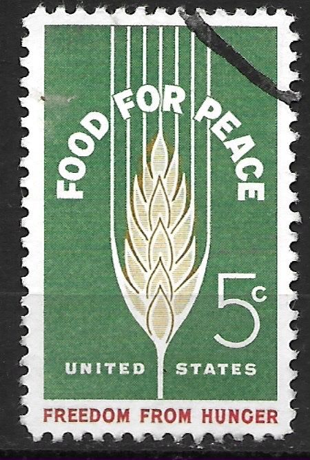 Tutti i francobolli: USA 1963: Kampf gegen den Hunger – Usato da Zürich venduto da Rainstamps