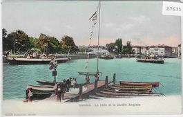 Geneve - La rade et le Jardin Anglais