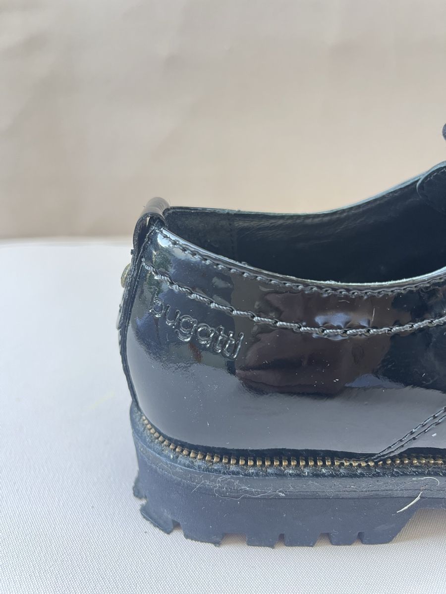 Bugatti Damenschuhe: Bugatti Lackschuhe / Schnürschuhe Schwarz Gr. 38 – Gebraucht aus Thalheim von karmabis_ 4