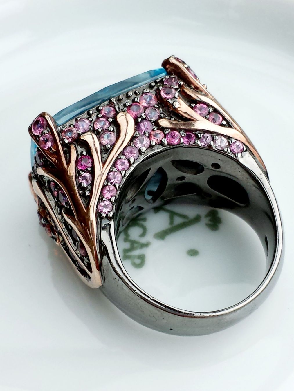 Anelli: Blau Topas Fingerring – Nuovo (secondo la descrizione) da Zürich venduto da adriben 2