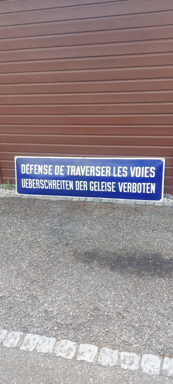 SBB/CFF/FFS Schilder: Schönes SBB Schild – Gebraucht aus Twann von emmilein 1