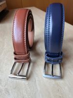 2 Neue Herren Ledergürtel