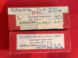 Ets LAVAL - Calibres 5 1/4" Cupillard & FHF - Voir Photo