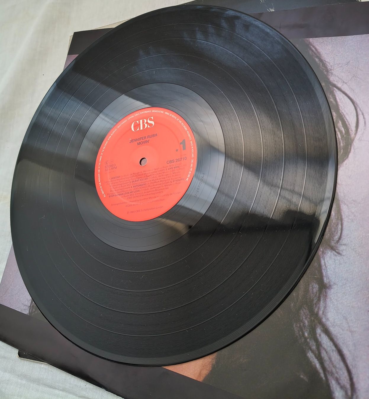 Dischi in vinile: LP "Jennifer Rush - MOVIN" – Usato da Binningen venduto da mar_2jlr 7