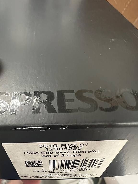 Tazze: Nespresso Pixie Espresso Ristretto Set (2 Tassen) schwarz  – Usato da Mels venduto da Ralf-dp8t 1
