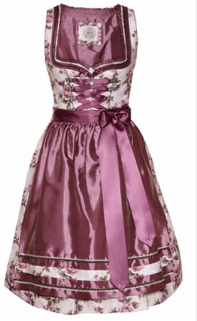 MarJo Dirndl "Nakoma" , beige/rosenholz, neu und ungetragen!