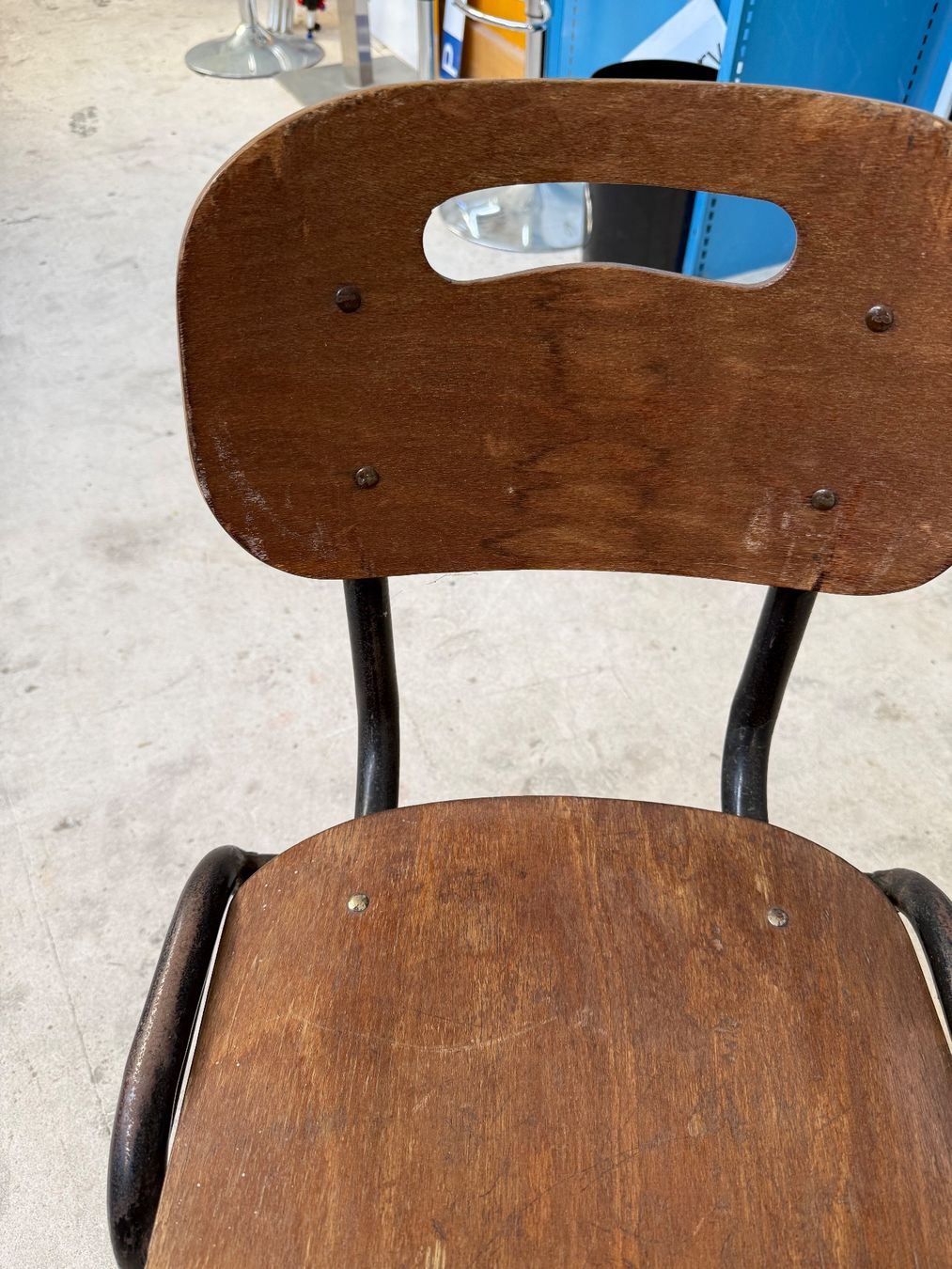 Sedie: Vintage, Stuhl, Schule, Holz, Rustikal – Usato da Lenzburg venduto da AlessioMichelli 2