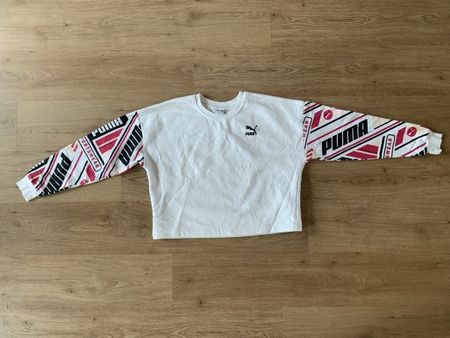 Sweat crop blanc puma