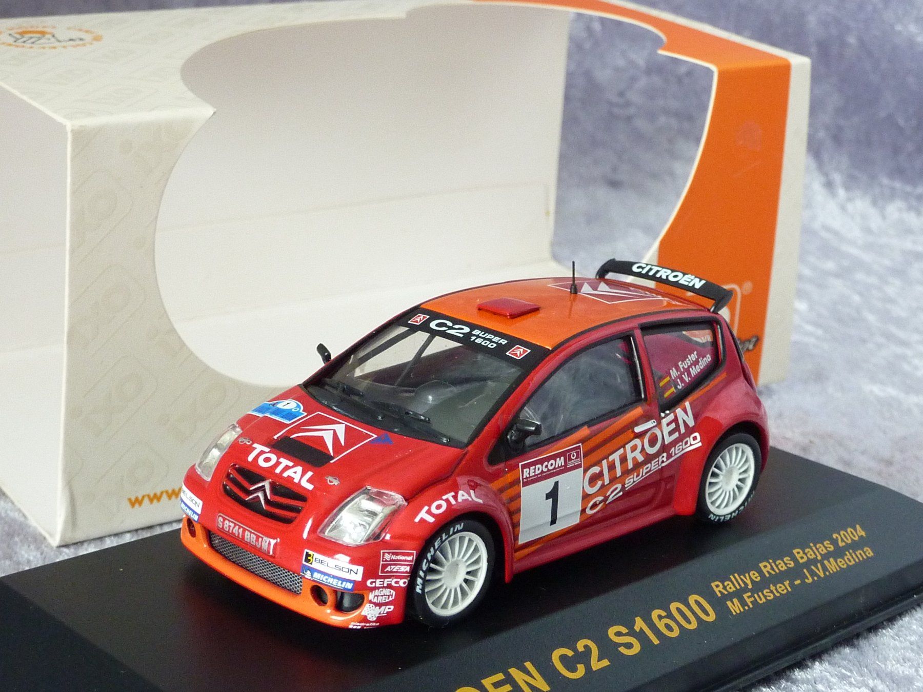 Citroën Modellautos: Citroen C2 S1600 Rally 2004  1.43 – Neu und originalverpackt aus Dürrenäsch von modellautos4you