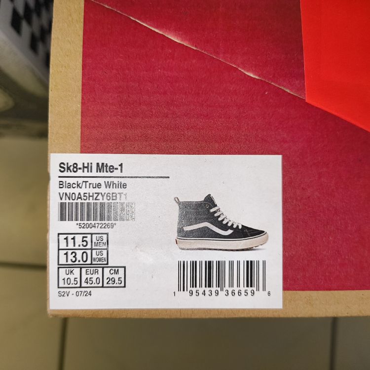 Vans Scarpe da uomo: Vans Sk8-Hi MTE-1. Grösse 11.5 EURO 45 – Nuovo e nell'imballaggio originale da Uitikon Waldegg venduto da PJLS1 8