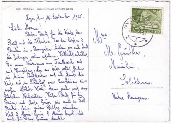 Cartoline postali: Genf / Genève – Usato da Binningen venduto da Mountainrider 1