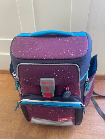 Schulranzen Step by Step, blau mit Sternen