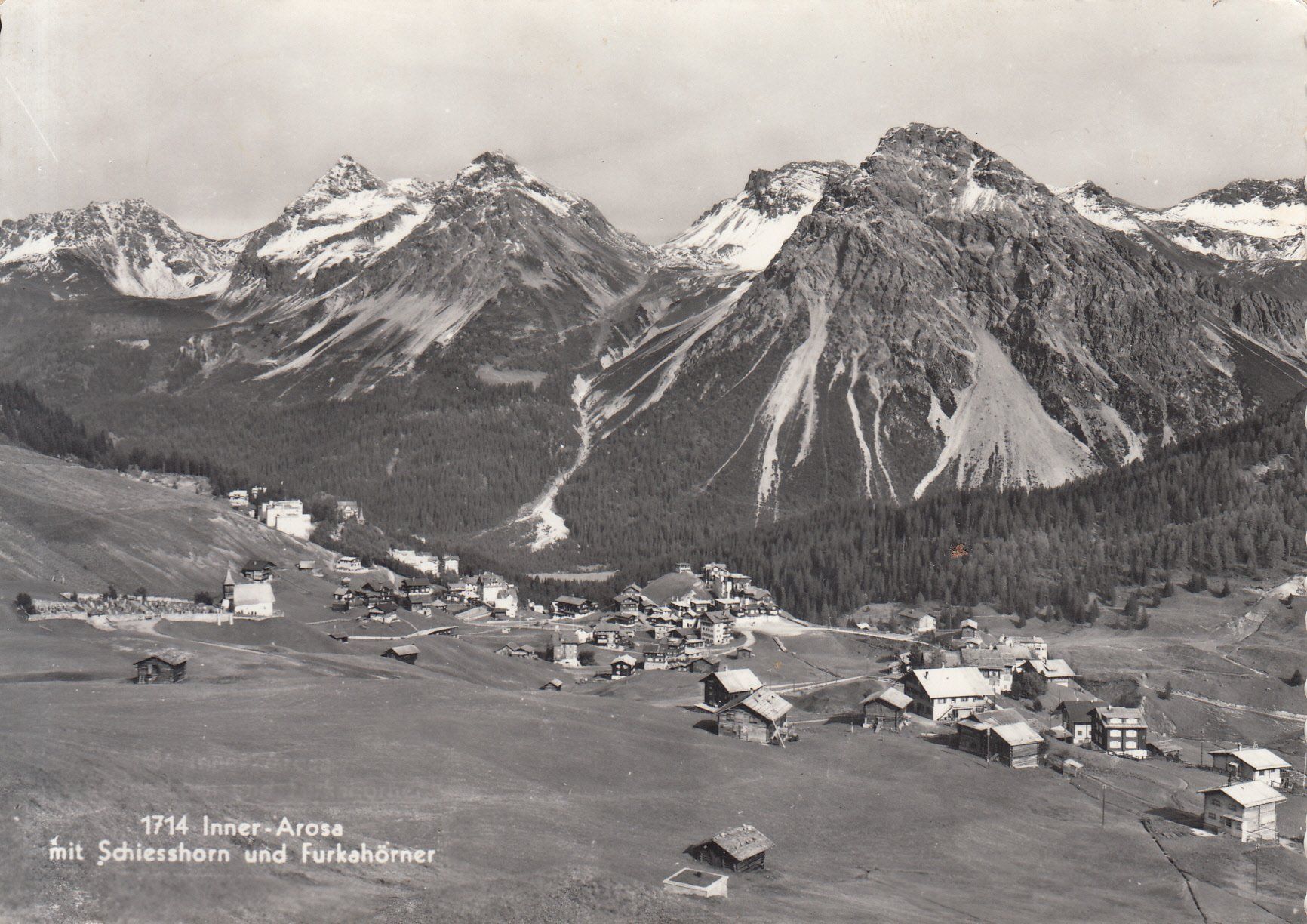 Cartoline postali: Inner-Arosa 1966 – Usato da Bürglen TG venduto da StampGraf