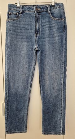 PULL & BEAR «Mom-Jeans», blau, Gr. 42