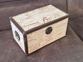 🗃️Aufbewahrungsbox Vintage Design Paris Motiv: 35 x 21 x 19