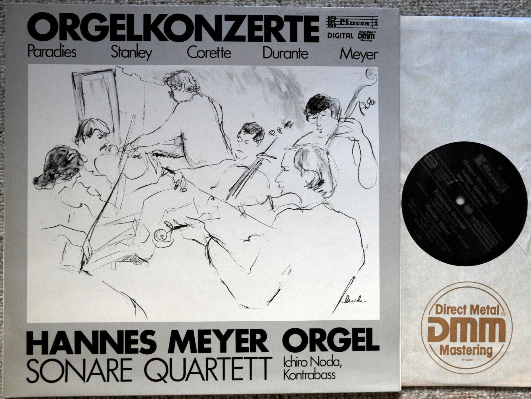 Dischi in vinile: Orgelkonzerte - Hannes Meyer -  Ichiro Noda - Sonare Quartet – Usato da Unterseen venduto da vinylmore
