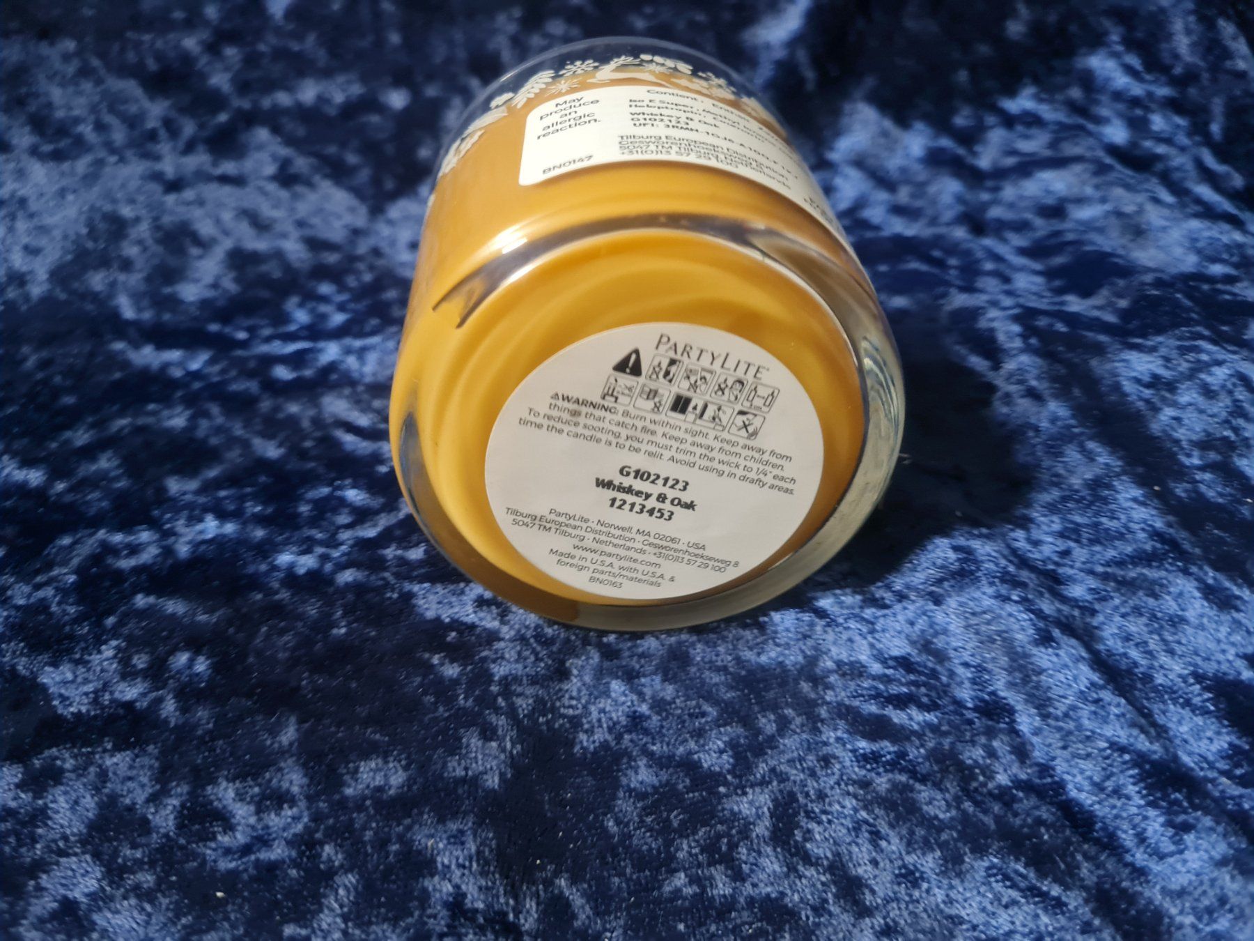 Partylite Candele: PartyLite - Mini-Duftwachsglas Whiskey + Oak – Nuovo e nell'imballaggio originale da Othmarsingen venduto da Kleibai 1