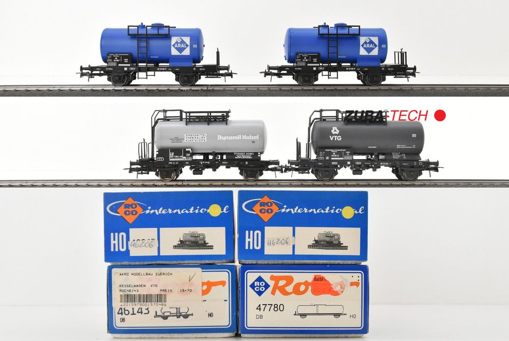 Roco 4x Kesselwagen der DB H0 GS mit OVP (Gebraucht) in St. Gallen für ...