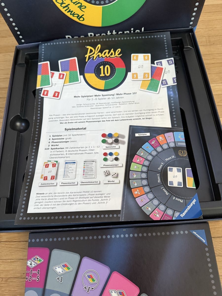 Ravensburger Giochi: PHASE10 / Das Brettspiel – Usato da Opfikon venduto da Luis144 4