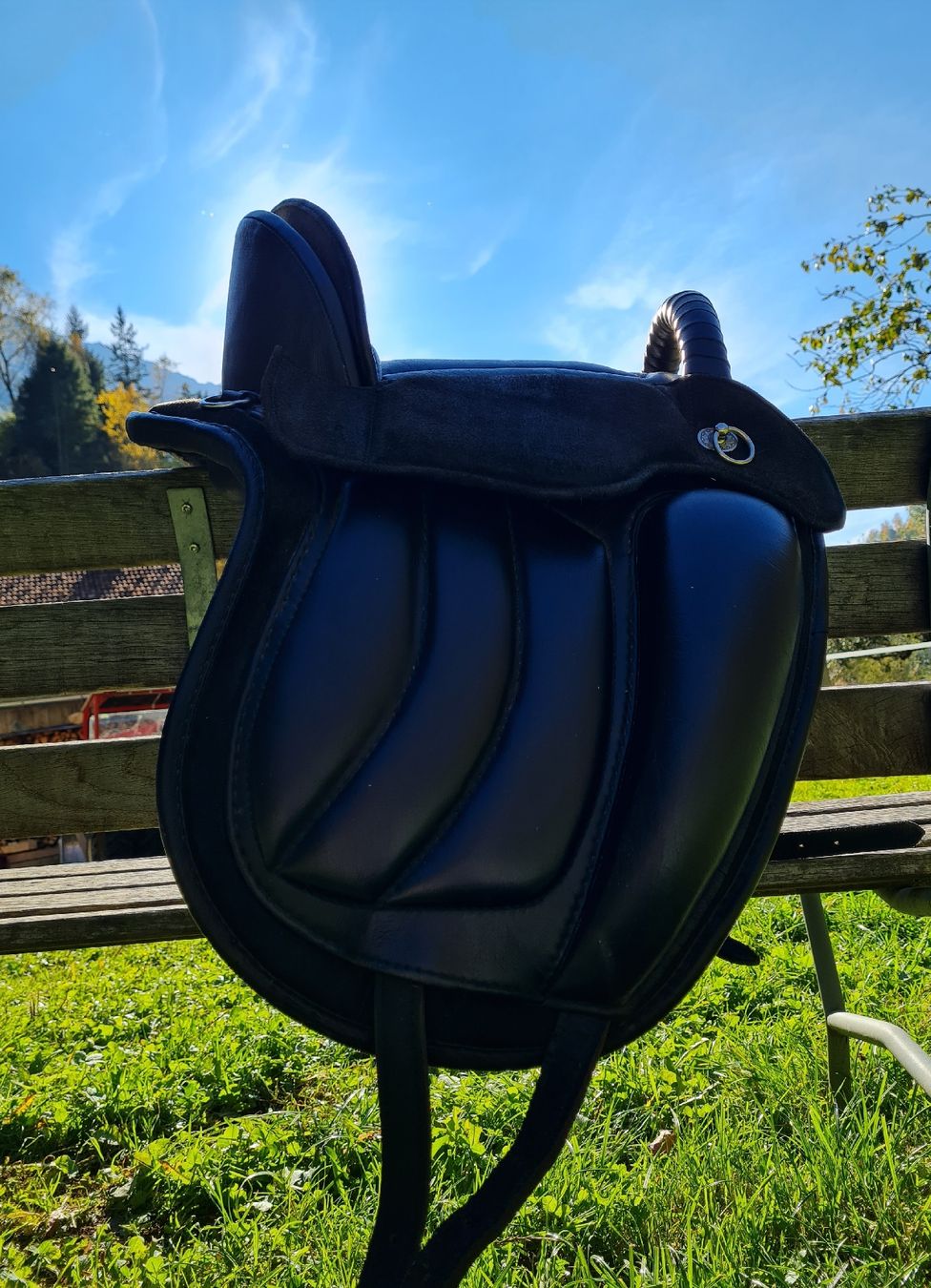 Selles, accessoires: Baumloser Hilason Trekker Sattel – D'occasion à Gadmen par Free21 1