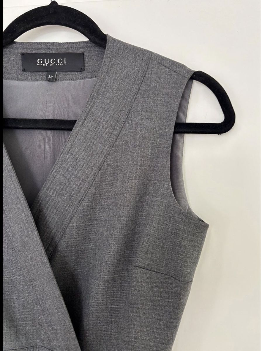 Gucci Vestiti: GUCCI Kleid | Wolle & Seide | Hellgrau | IT 38 / ca. 34 – Usato da Zürich venduto da Orionos 1